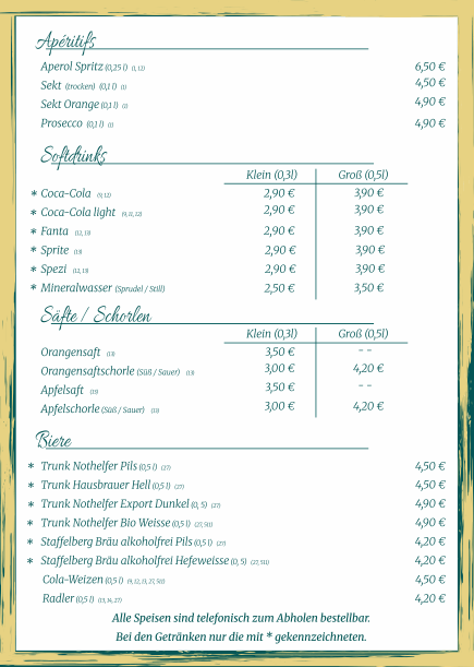 Speisekarte Seite 5